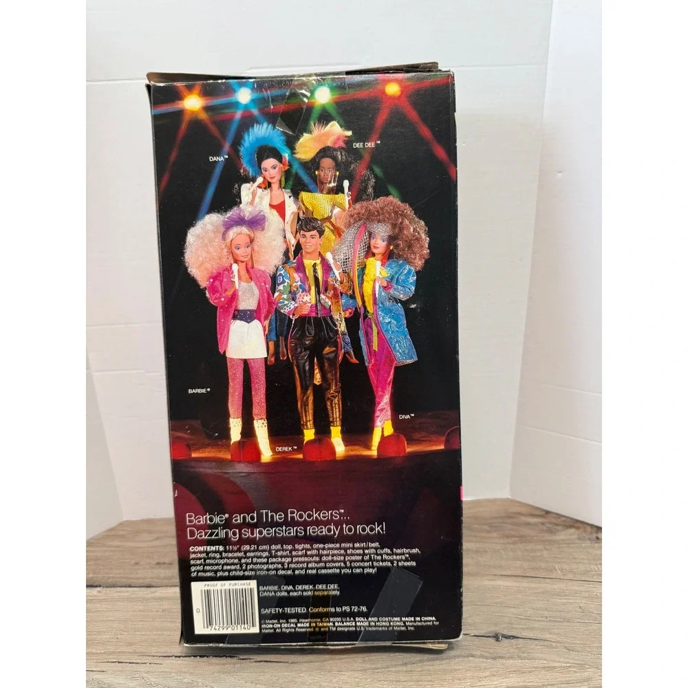 Vintage 1985 Mattel Barbie and The Rockers Wave 1 
